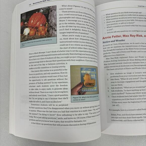 Becoming the Math Teacher You Wish You'd Had: Ideas and Strategies Paperback - Picture 2 of 7